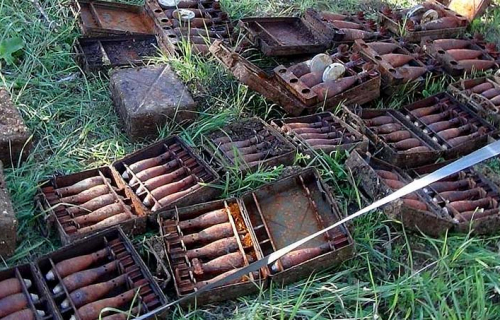 В Карелии найдено большое количество боеприпасов времён Великой Отечественной Войны