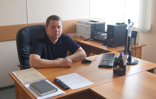Обращение начальника Госавтоинспекции Суоярви Сергея Краснова к родителям юных владельцев двухколесных транспортных средств
