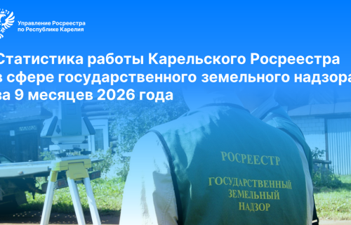 Статистика работы Карельского Росреестра в сфере государственного земельного надзора за 9 месяцев 2026 года